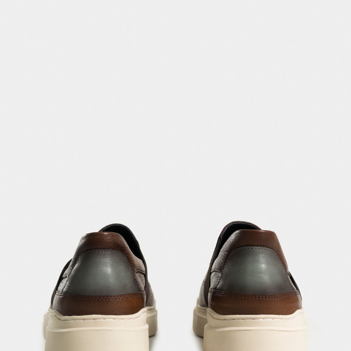 VELEZ - Vélez Mocasines Botanic 2 Cuero Liso Y Gamuzado Hombre Ecoflex Miel