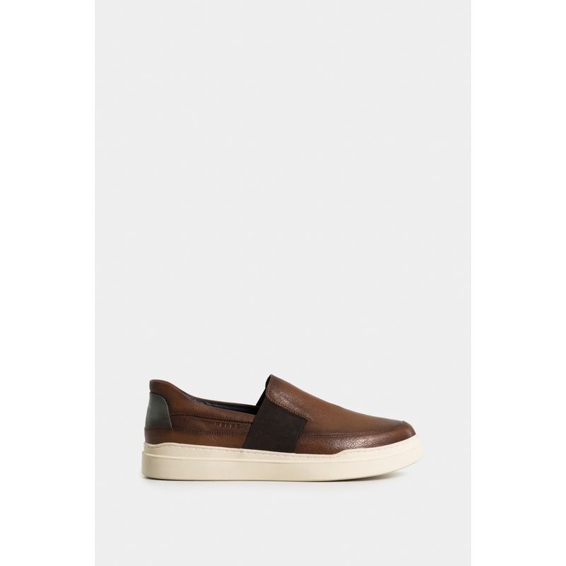 VELEZ - Vélez Mocasines Botanic 2 Cuero Liso Y Gamuzado Hombre Ecoflex Miel