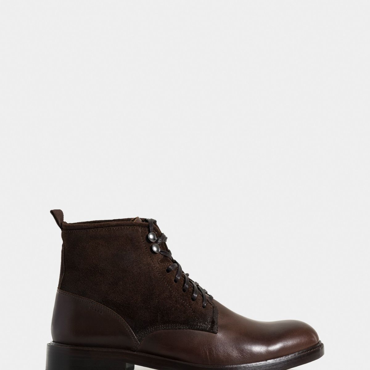 VELEZ - Vélez Botas Solar De Cuero Para Hombre Combinación De Texturas Cafe