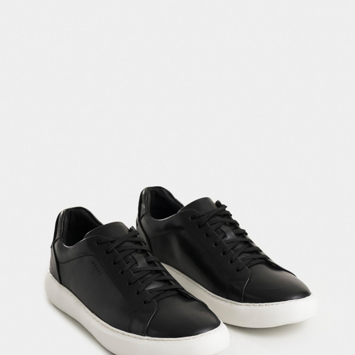 VELEZ - Vélez Tenis Cabernet De Cuero Para Hombre Acabado Abatanado Negro