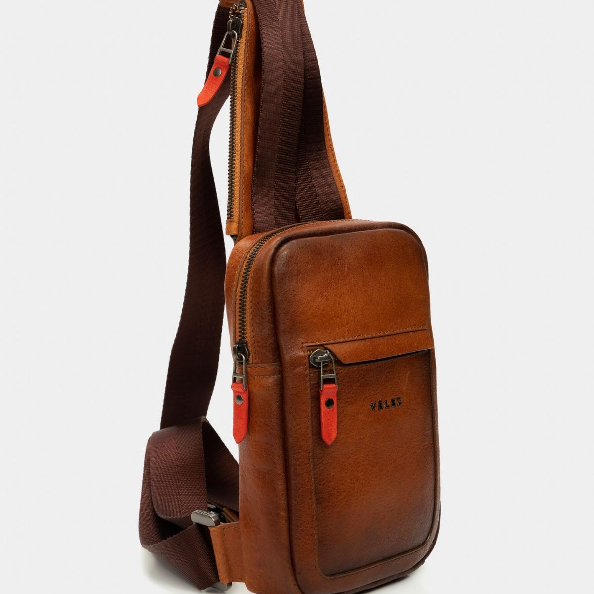 VELEZ - Vélez Manos Libres Mikeno De Cuero Para Hombre Cargadera Ajustable