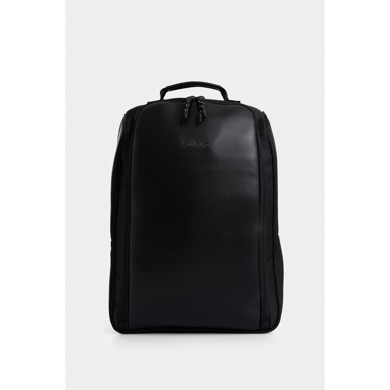 VELEZ - Vélez Morral Poniente Cuero Y Lona Hombre Múltiples Compartimentos