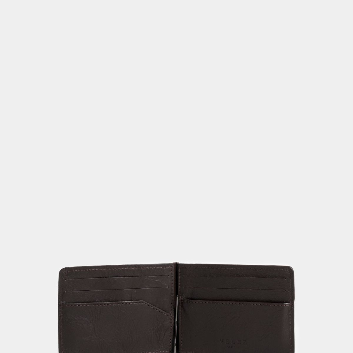 VELEZ - Vélez Porta Billetes Bikal De Cuero Para Hombre Diseño Minimalista