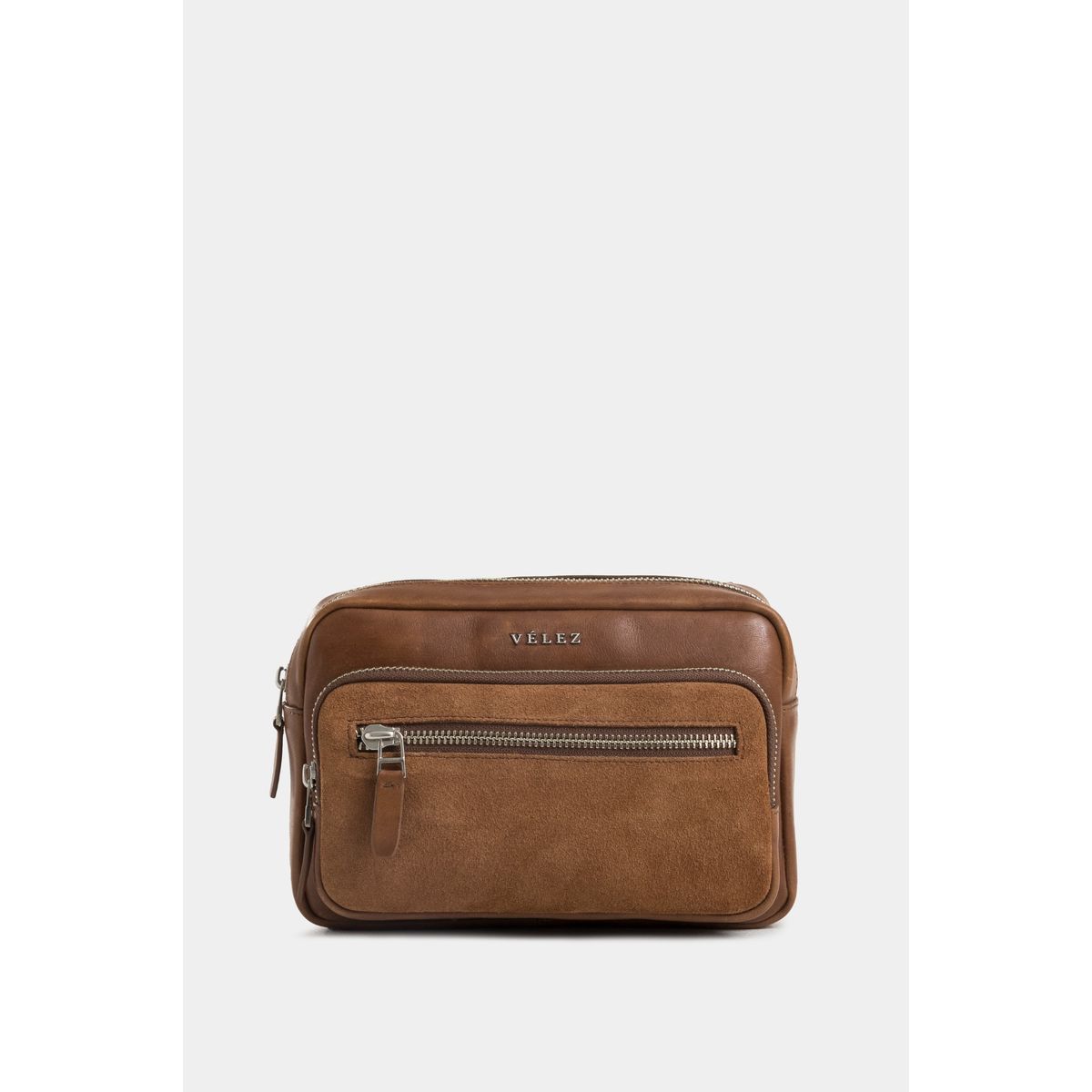 VELEZ - Vélez Manos Libres Bright De Cuero Para Hombre Detalle Gamuzado