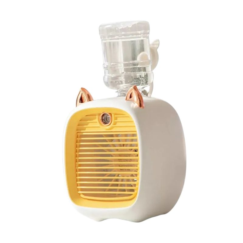 GENERICO - Mini Ventilador Portatil Con Difusor Para Escritorio