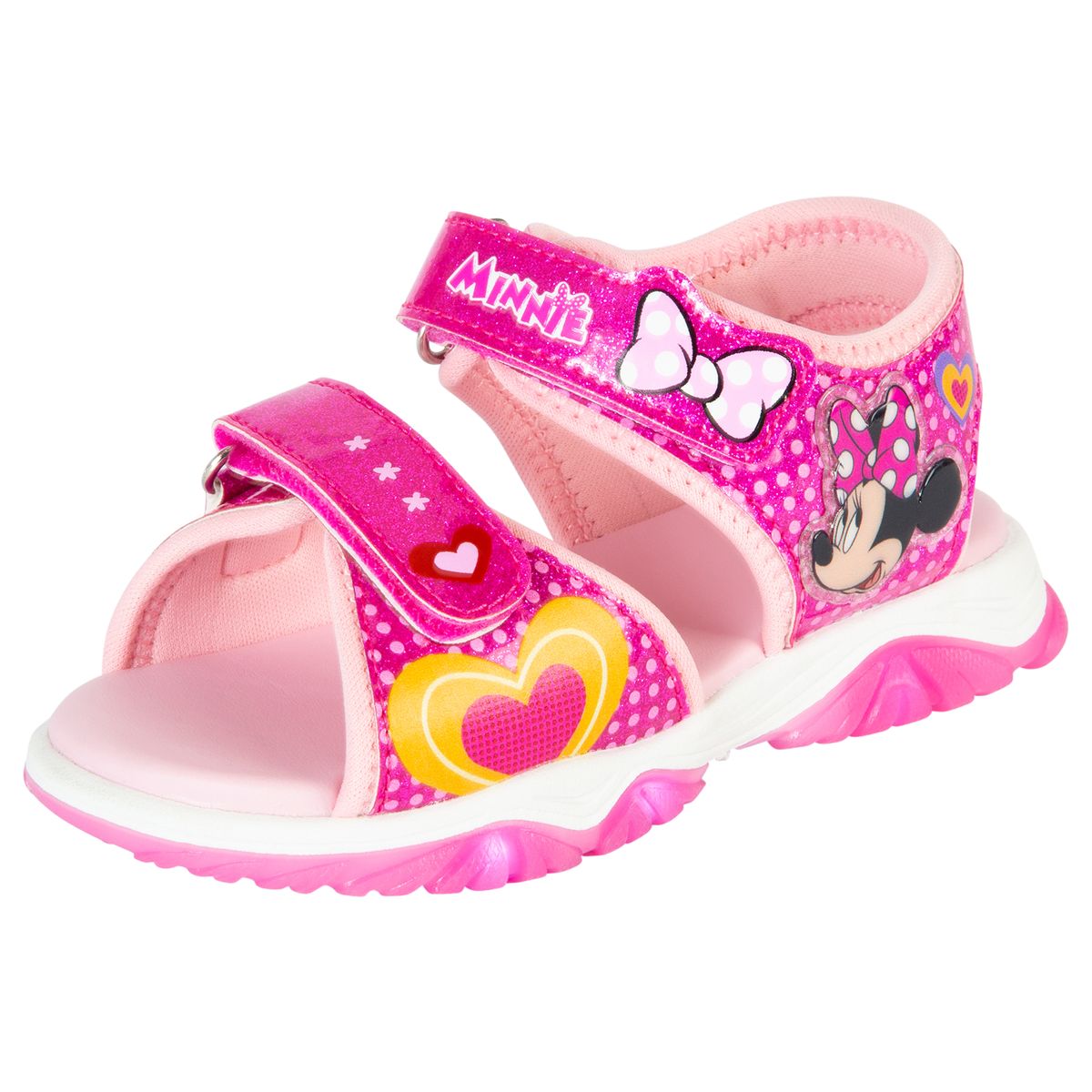 DISNEY - Sandalias Deportivas Con Diseño De Minie Para Niña Pequeña Rosa Disney 201171