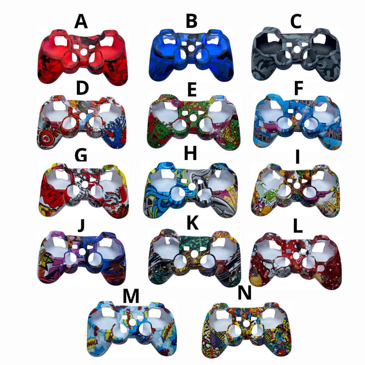 GENERICO - Funda En Silicona Protectora Compatible Con Control Ps3