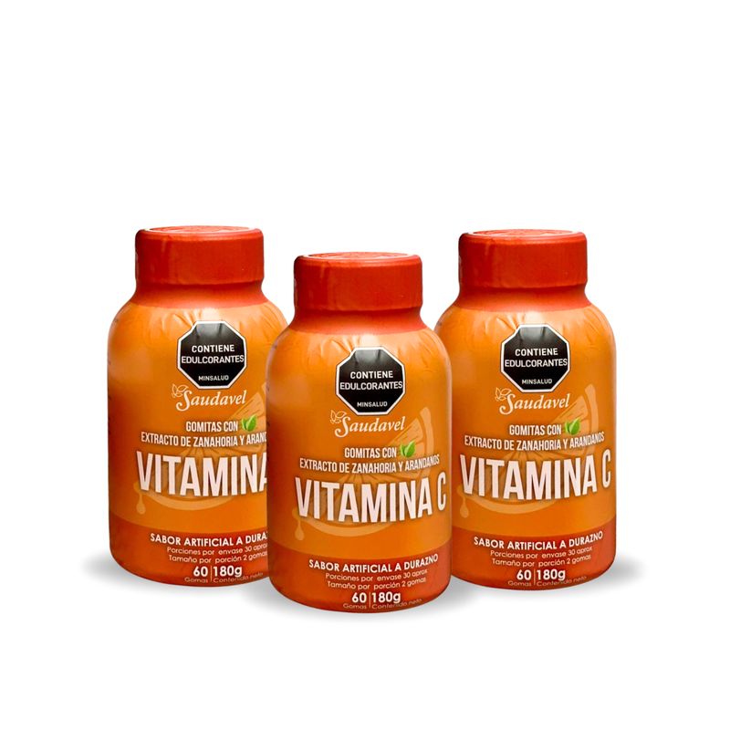 GENERICO - Gomitas Funcionales Saudavel con Vitamina C x 3