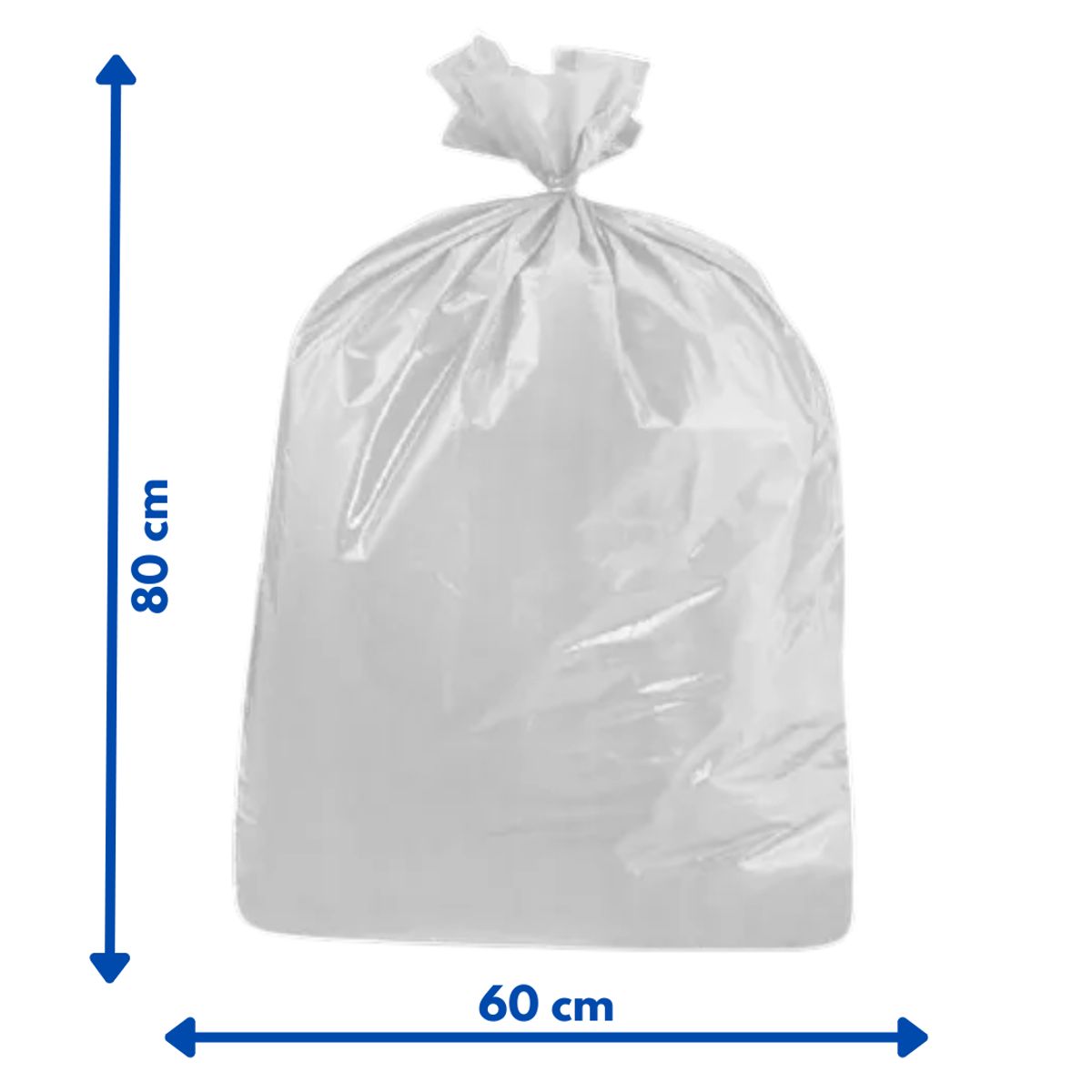 GENERICO - Bolsa basura blanca # 24 x kilo