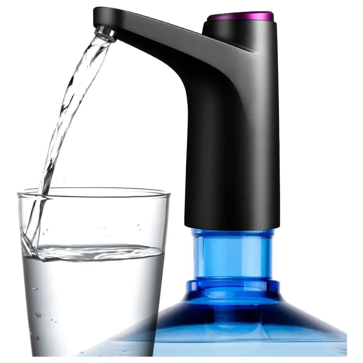 GENERICO - Bomba Dispensador Agua Botellón Eléctrico 2 Modos Recargable