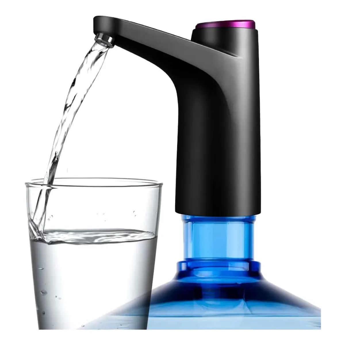 GENERICO - Bomba Dispensador Agua Botellón Eléctrico 2 Modos Recargable