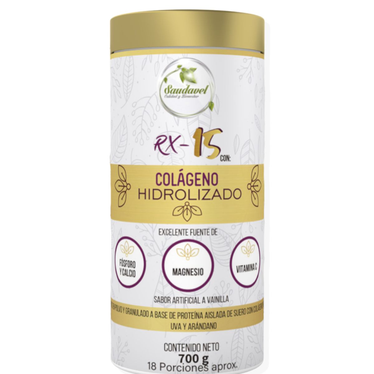 GENERICO - Colágeno Hidrolizado Rx-15 Saudavel X 1u