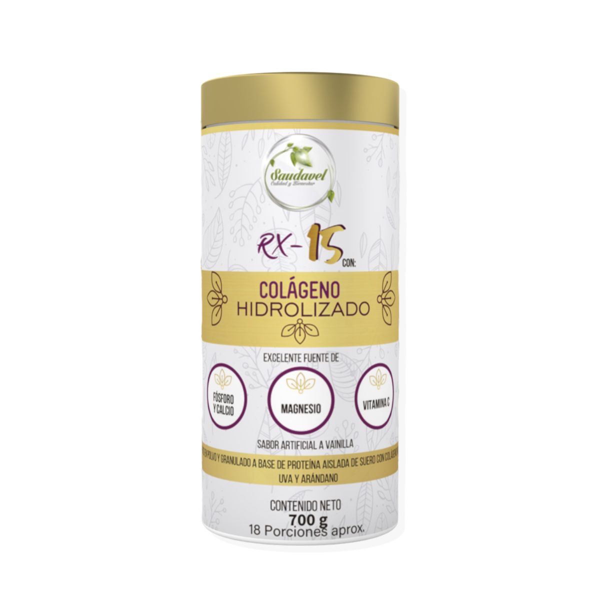 GENERICO - Colágeno Hidrolizado Rx-15 Saudavel X 1u
