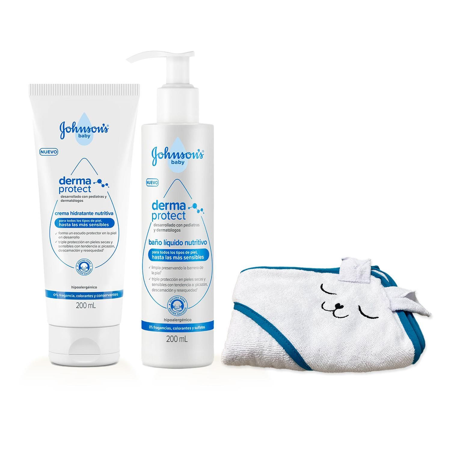 Kit Johnsons Baby Derma Protect 200ML JOHNSON'S BABY