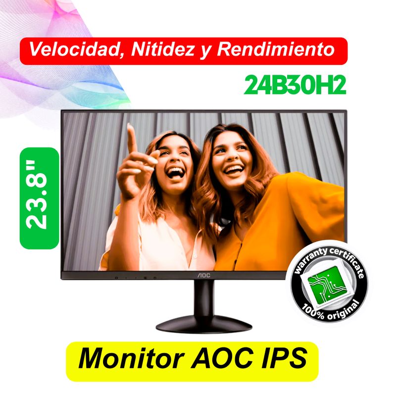AOC - Monitor AOC IPS 1Ms  24B30H2 HDMI