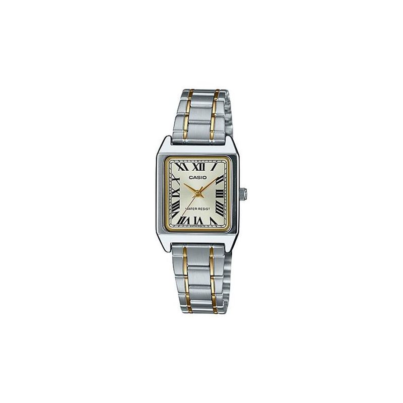 CASIO - Reloj Casio Acero Ltp-v007sg-9b Para Dama Numeros Romanos