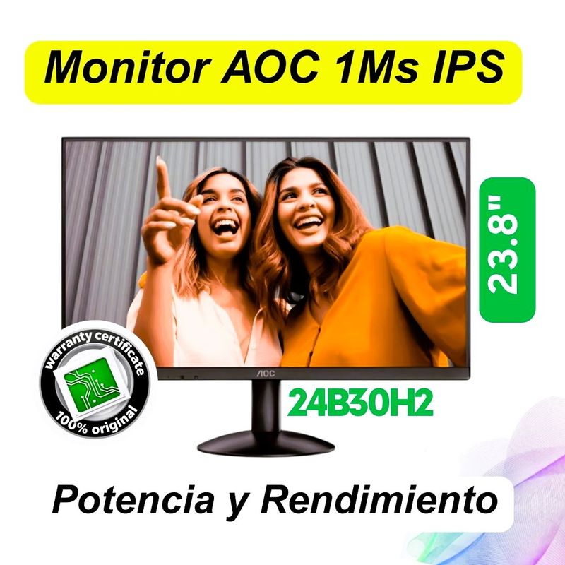 AOC - Monitor AOC 24B30H2  1Ms IPS 1920X1080 120HZ HDMI