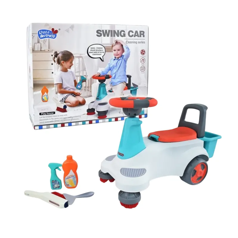 GENERICO - Carro Montable Juguete Limpieza Andador Para Niños Niña Aseo