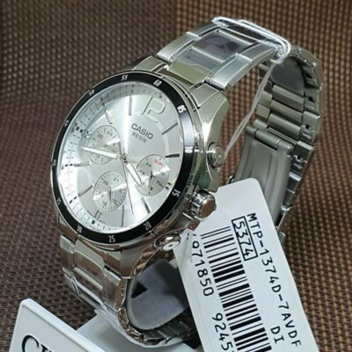CASIO - Reloj Casio Acero Mtp-1374d-7a Hombre Original