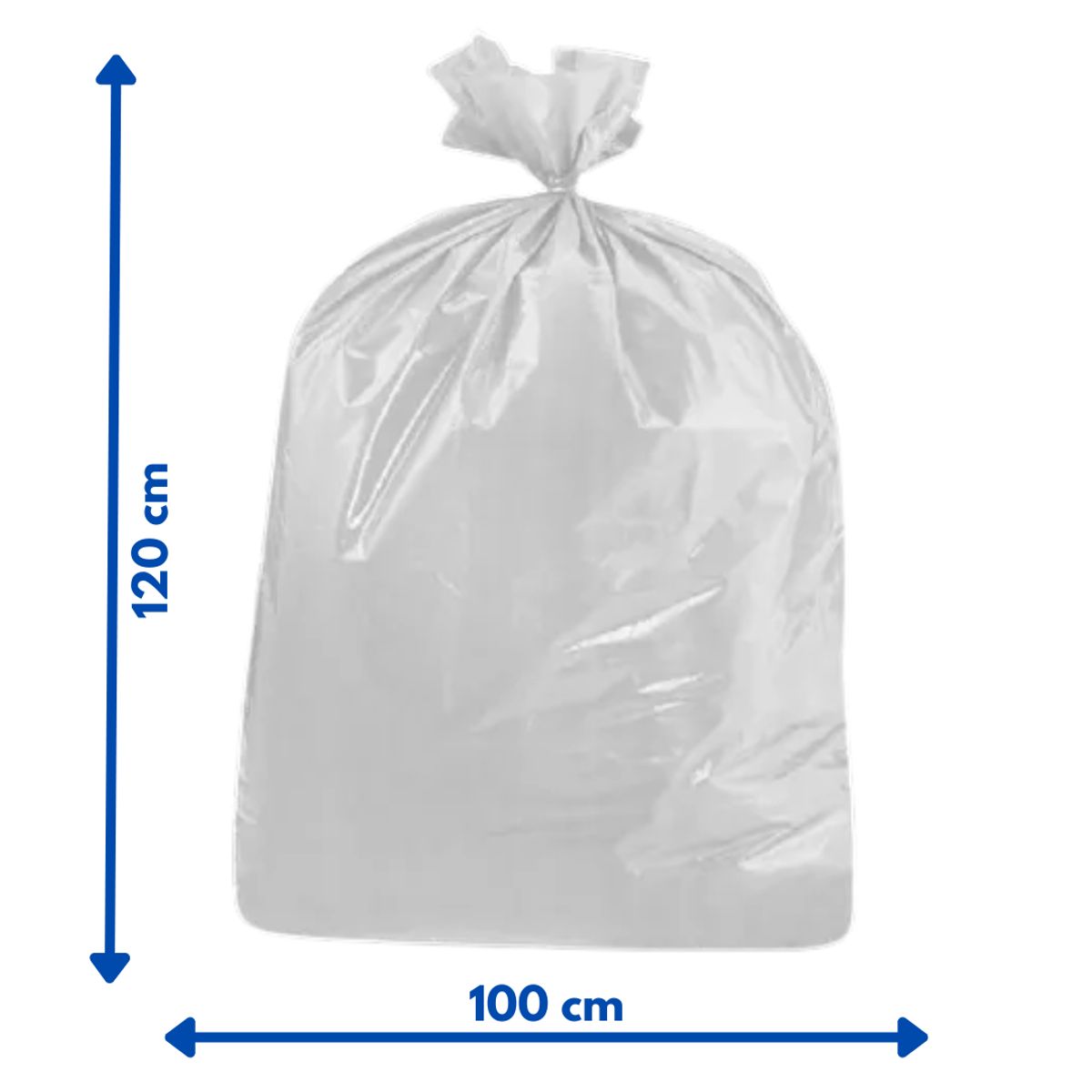 GENERICO - Bolsa basura blanca # 39 x kilo