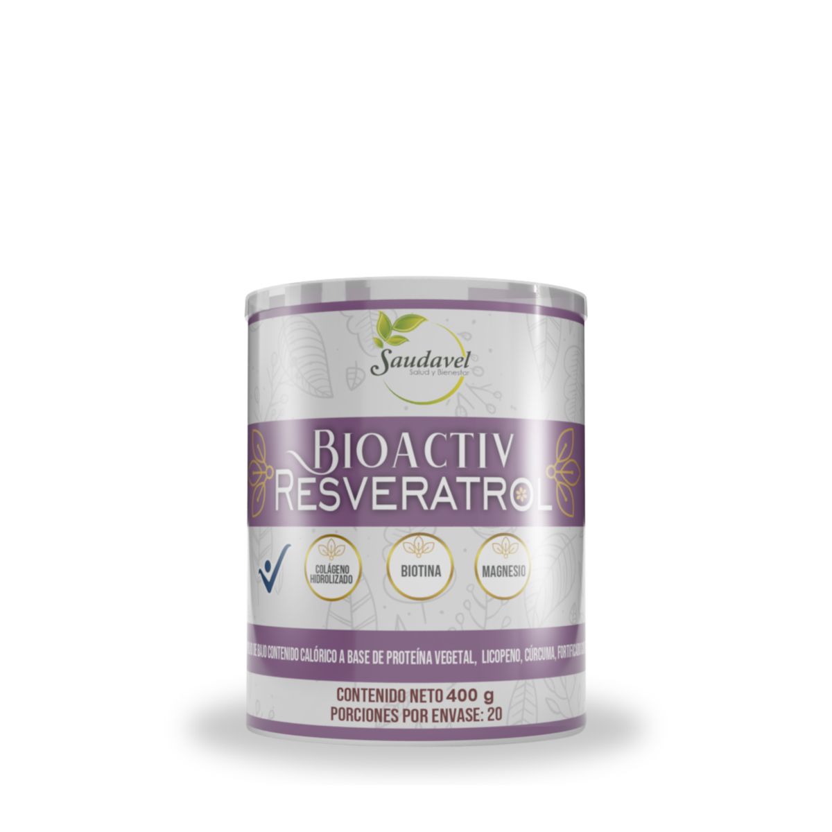 GENERICO - Resveratrol Bioactiv de Saudavel X 1u