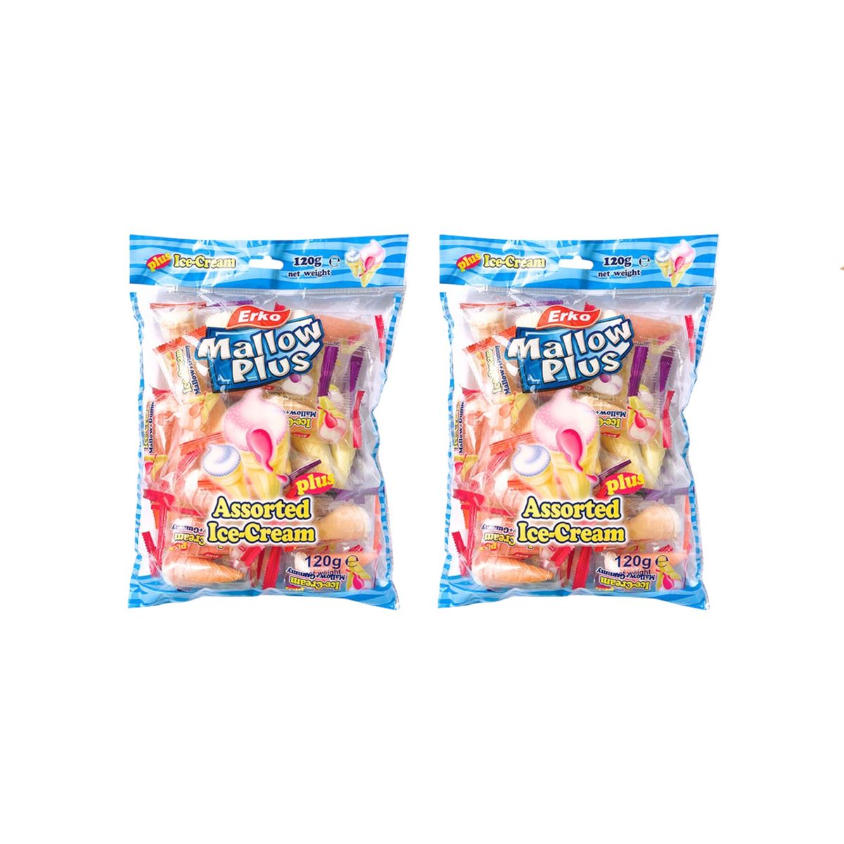 GARABATOS - Dulce Masmelo Ice Cream Mallow Plus Erko X100unds