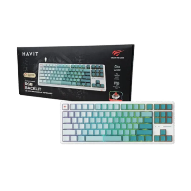HAVIT - TECLADO MECANICO GAMER HAVIT KB901L VERDE