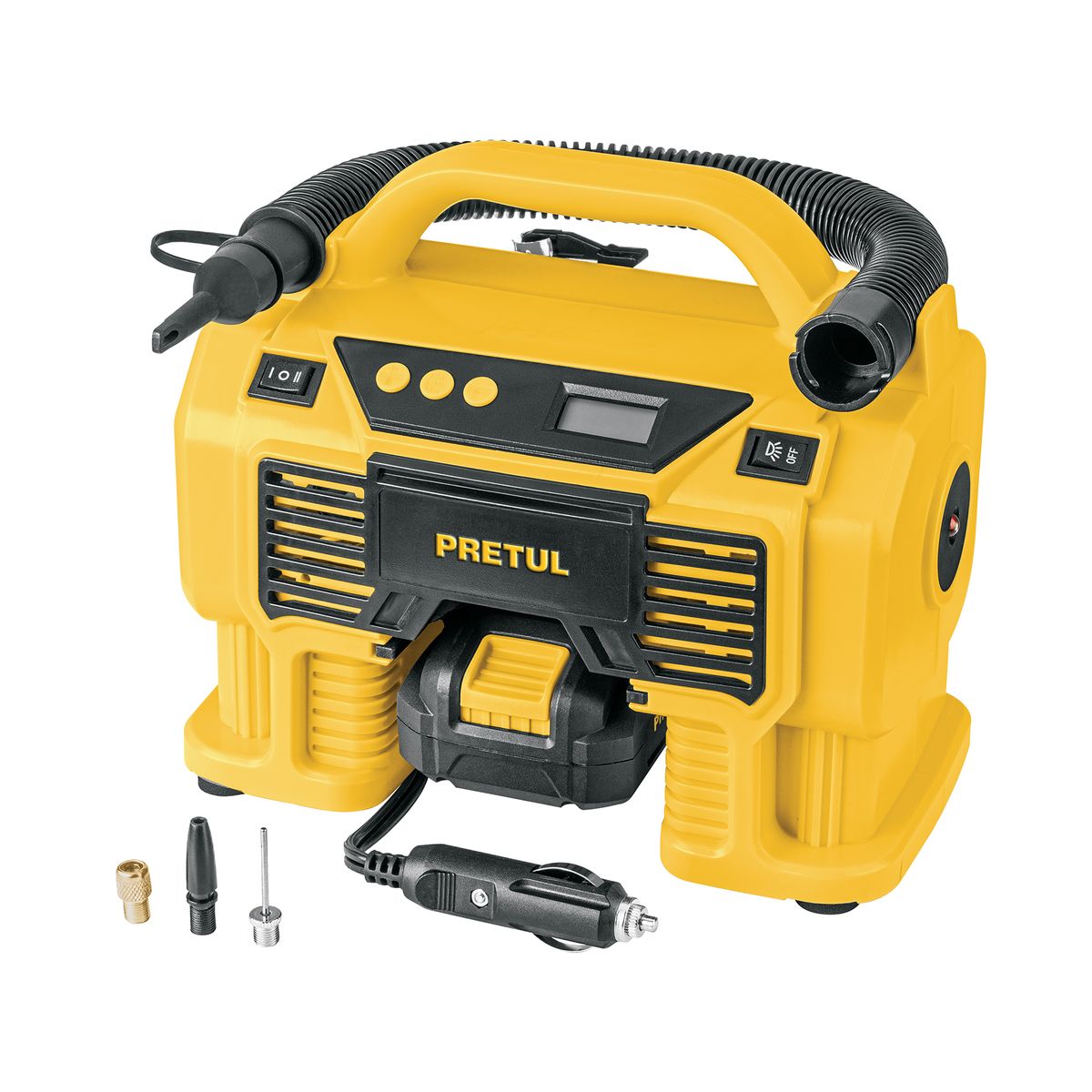 PRETUL - Inflador/soplador para auto, 20V, 1 batería 2Ah, PRETUL