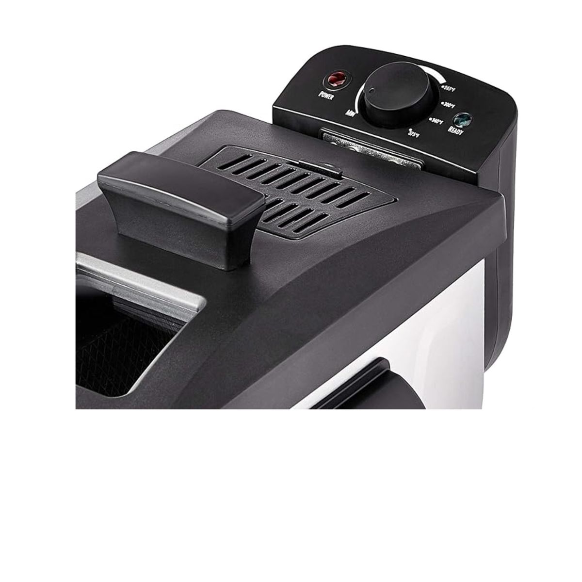 AMAZON - Freidora Eléctrica De 3 Litros Acero Inoxidabl Amazon Basics Negro Y Plata