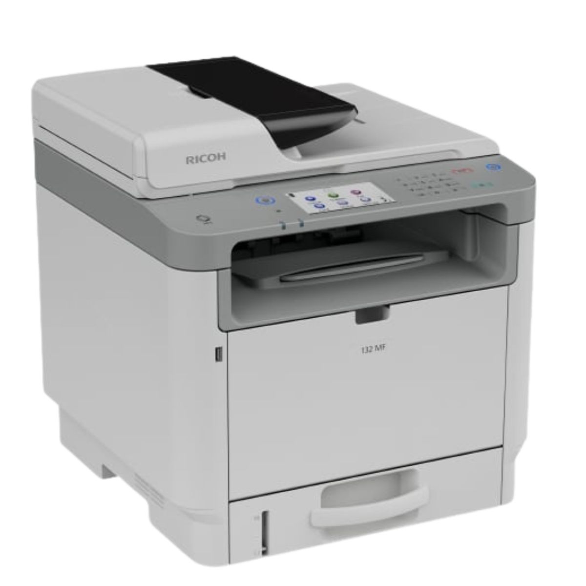 RICOH - Impresora láser monocromática 4-en-1 Ricoh 132 MF