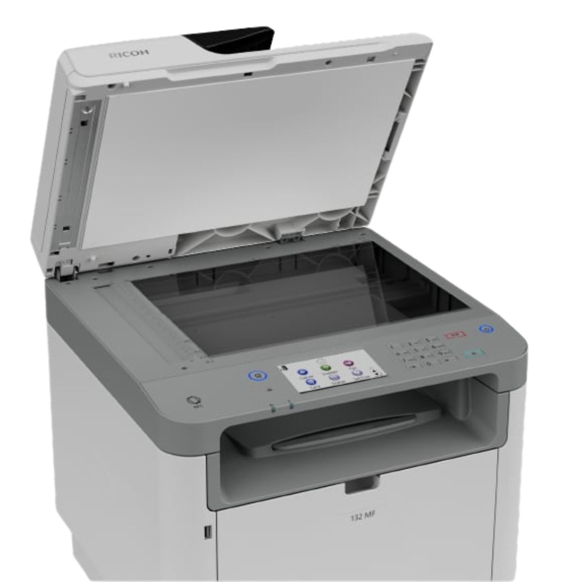 RICOH - Impresora láser monocromática 4-en-1 Ricoh 132 MF
