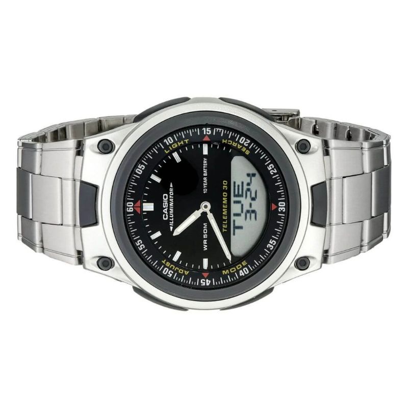 CASIO - Reloj Casio Acero Inoxidable Aw-80d-1a Para Hombre