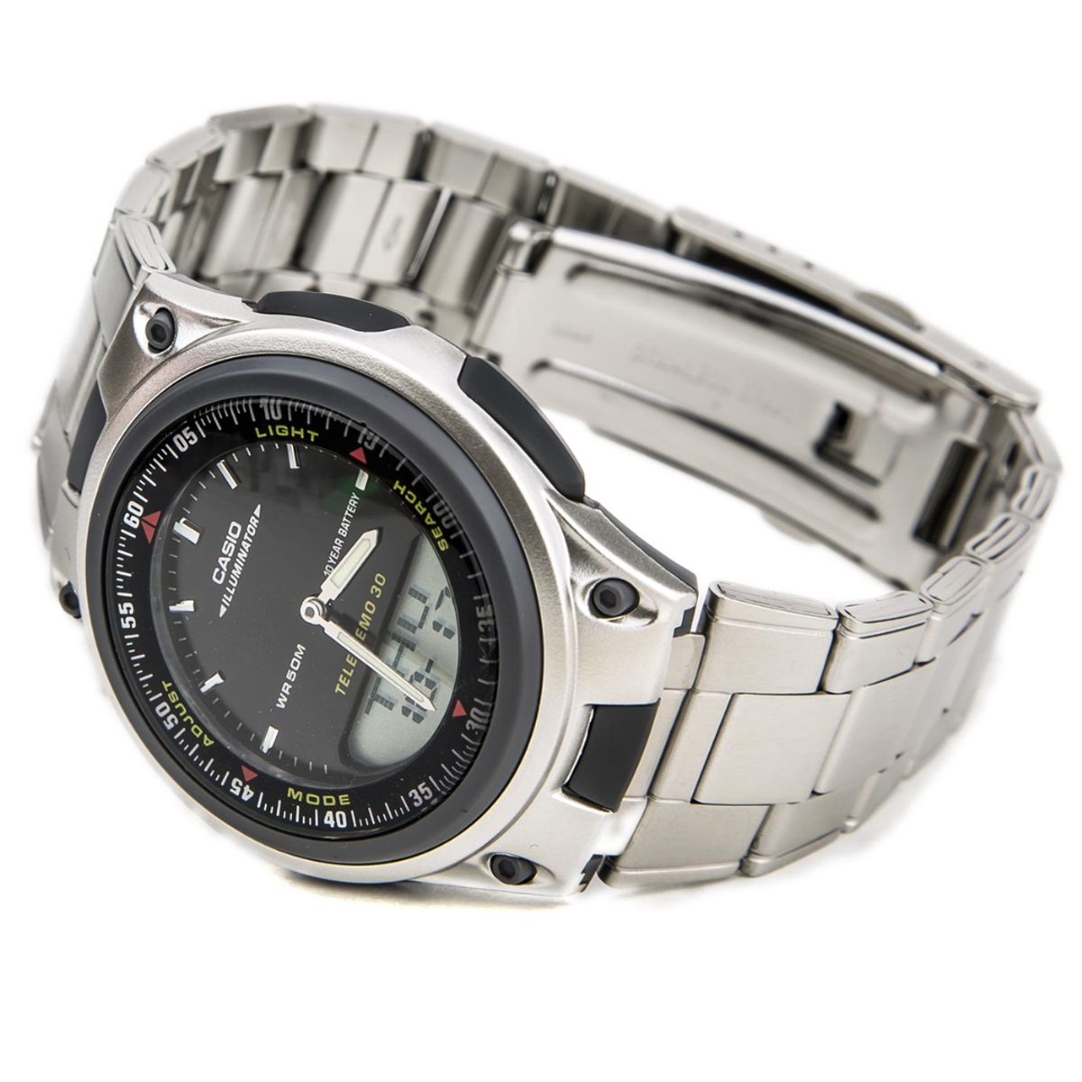 CASIO - Reloj Casio Acero Inoxidable Aw-80d-1a Para Hombre
