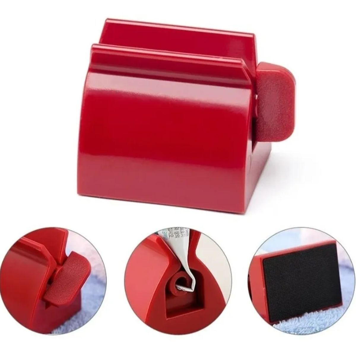 GENERICO - Exprimidor Pasta Dental Crema Dispensador Soporte Giratorio