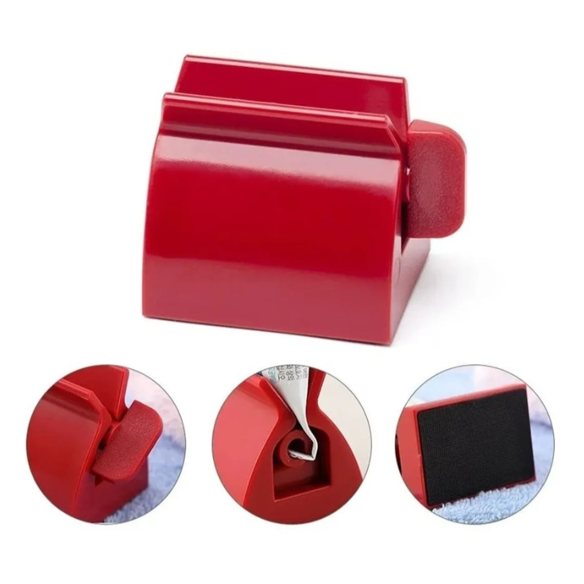 GENERICO - Exprimidor Pasta Dental Crema Dispensador Soporte Giratorio