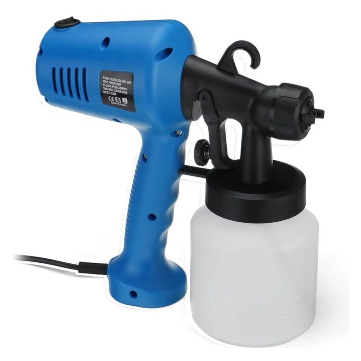 GENERICO - Pistola Eléctrica Para Pintura Pulverizador 400w 800ml