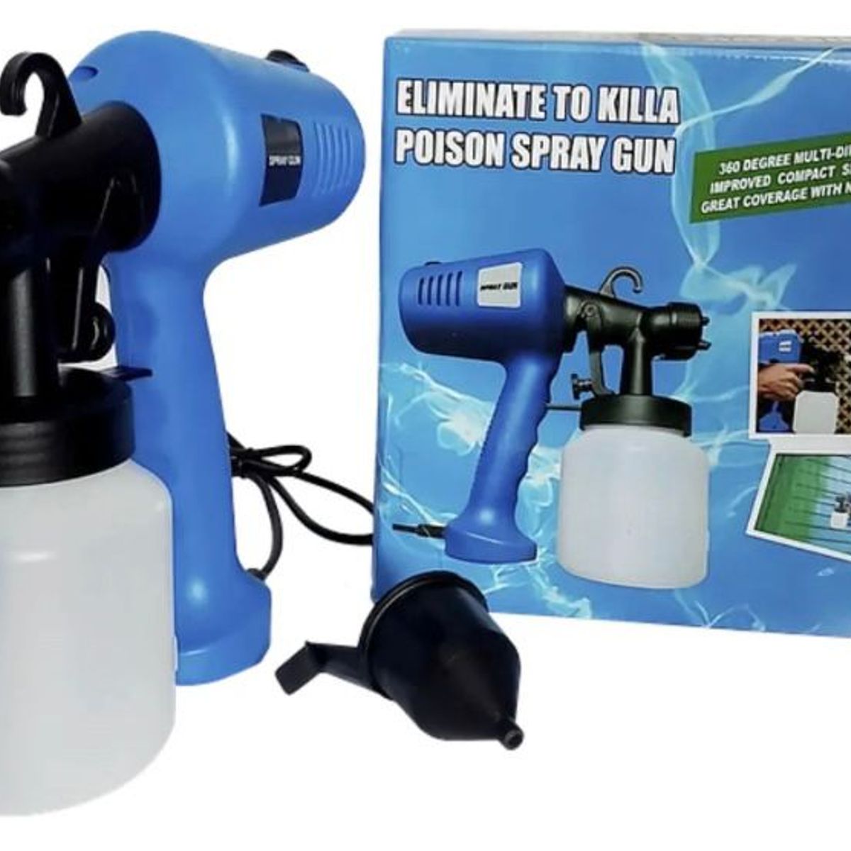 GENERICO - Pistola Eléctrica Para Pintura Pulverizador 400w 800ml