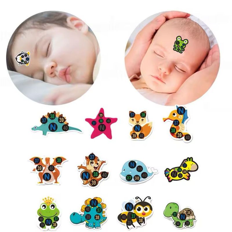 GENERICO - Set de 3 Termómetros Infantiles con Muñequitos