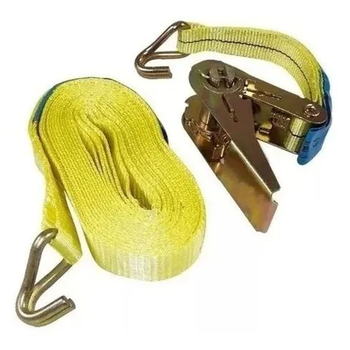 GENERICO - Cinta Ratchet Correa Amarre Carga Capacidad 350kg 10m Riata