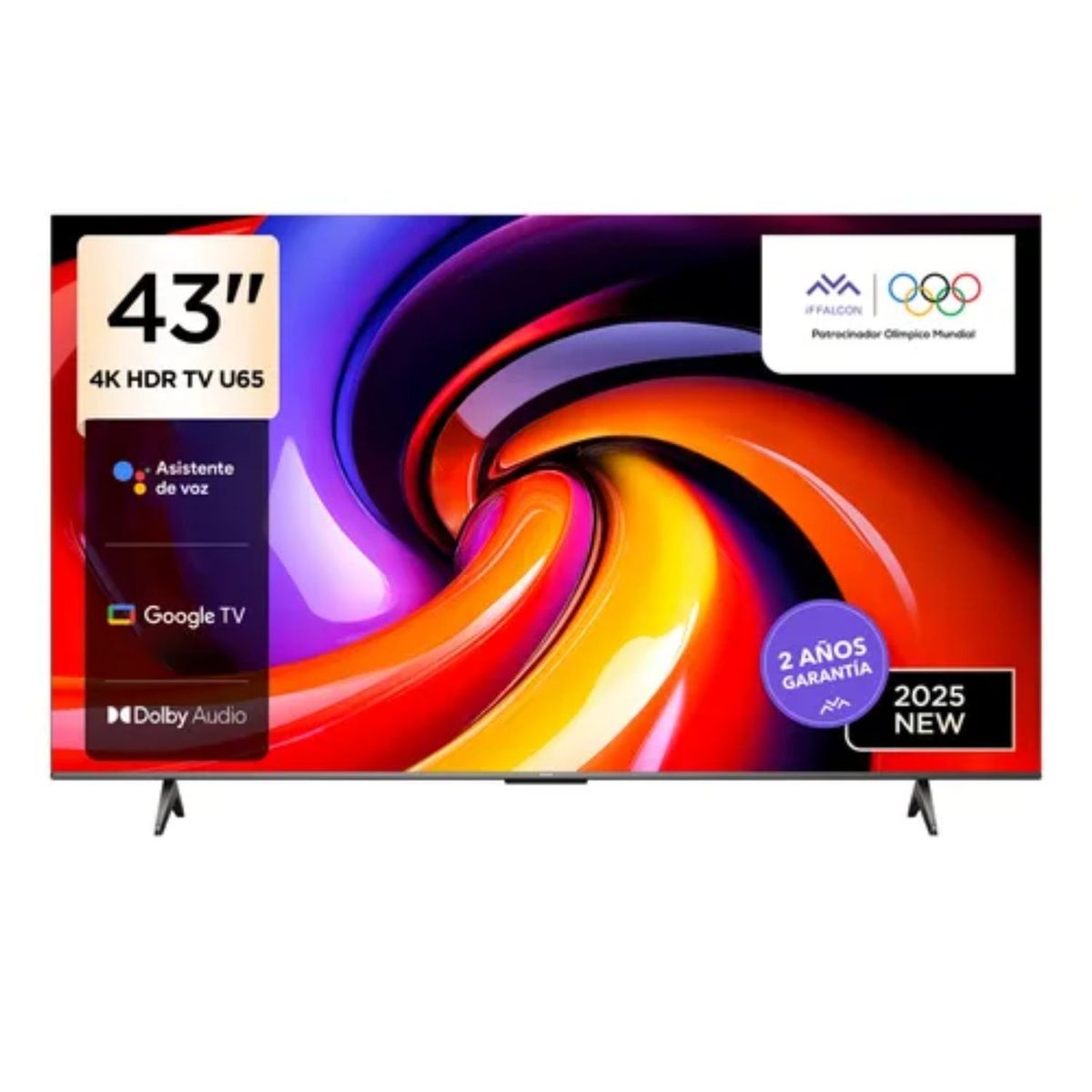 TCL - Televisor iFFALCON 43 4K Smart TV LED 43U65 Google TV