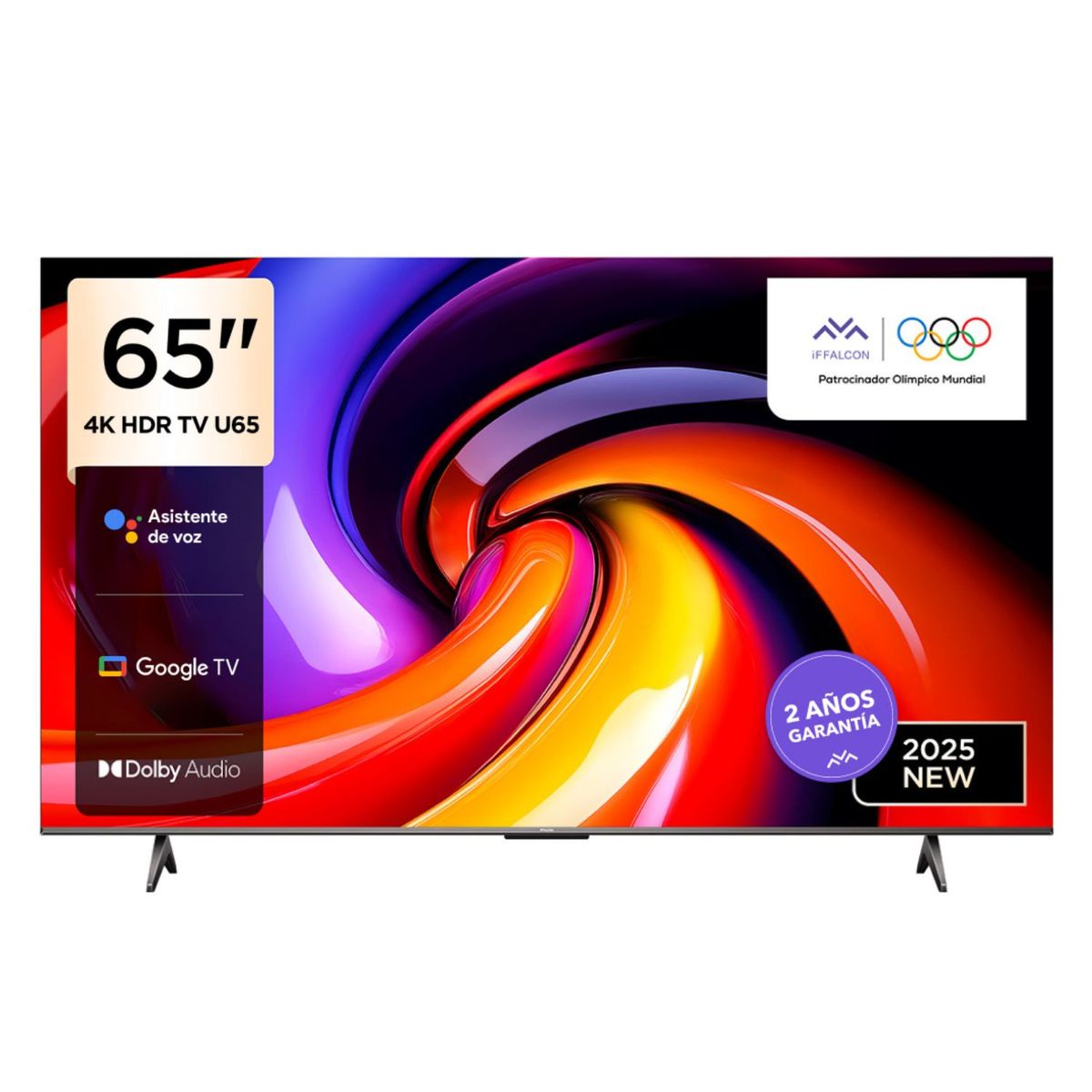 TCL - Televisor iFFALCON 65 4K Smart TV LED 65U65 Google TV