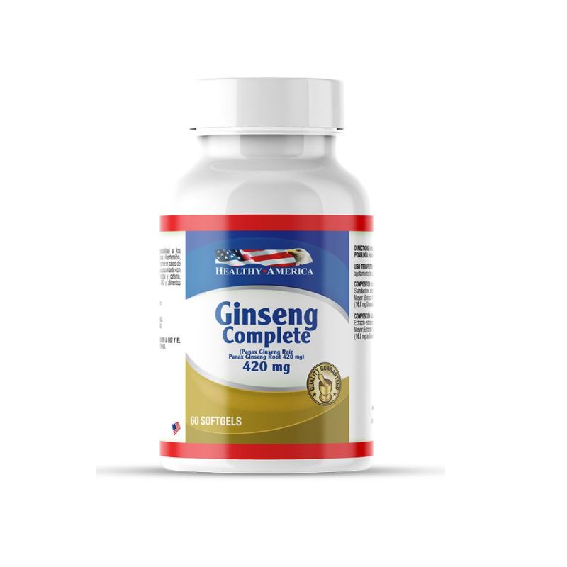 HEALTHY AMERICA - GINSENG COMPLETE X 60 CAPSULAS BLANDAS/ HEALTHY AMERICA