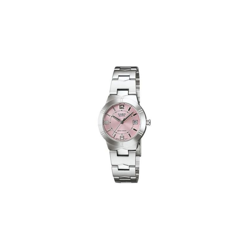 CASIO - Reloj Casio Acero Ltp-1241d-4a Para Dama Tablero Rosa