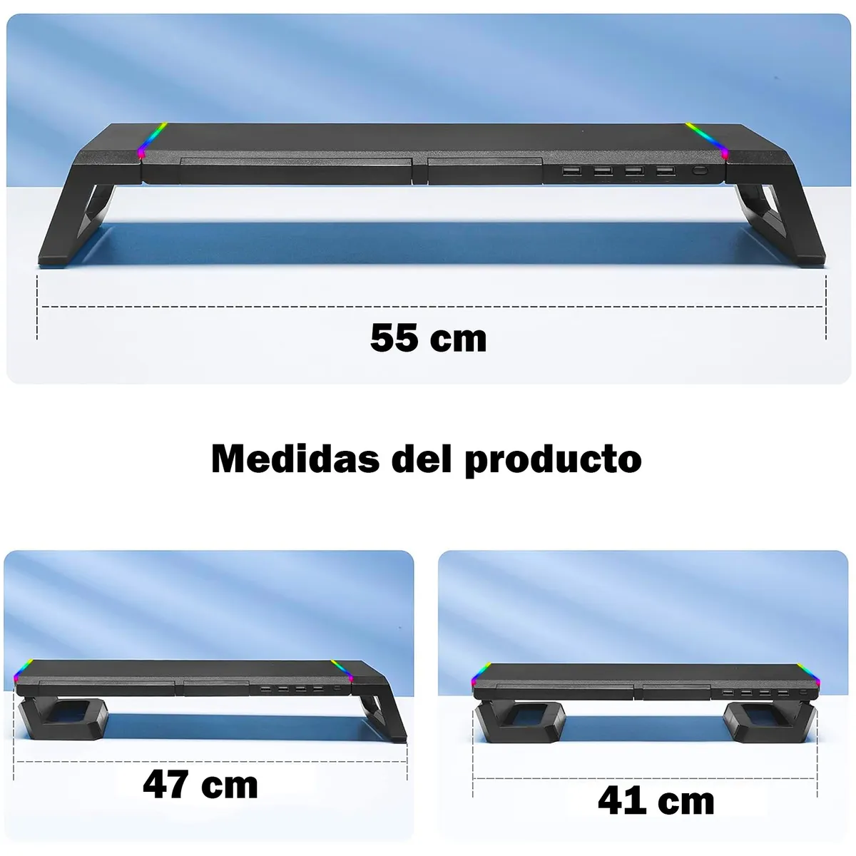 ONE PIXEL - Soporte Para Computador Base Para Monitor Elevador De Pantalla