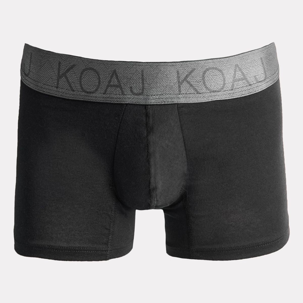 KOAJ - KOAJ Bóxer en algodón negro trunk-corto con cintura elástica Hombre