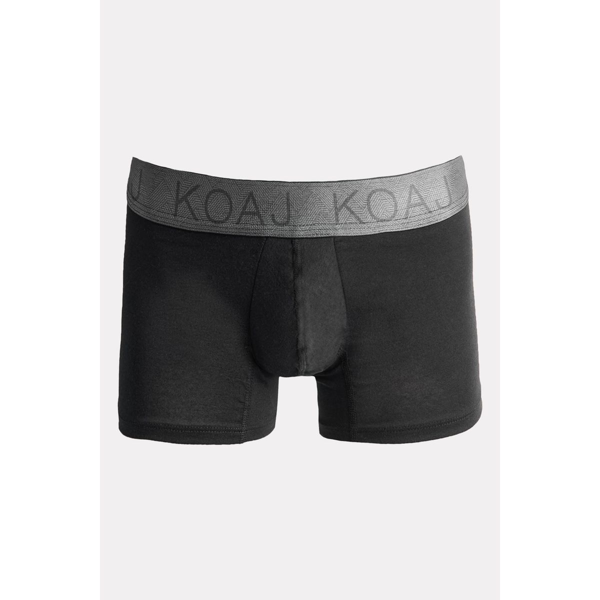 KOAJ - KOAJ Bóxer en algodón negro trunk-corto con cintura elástica Hombre