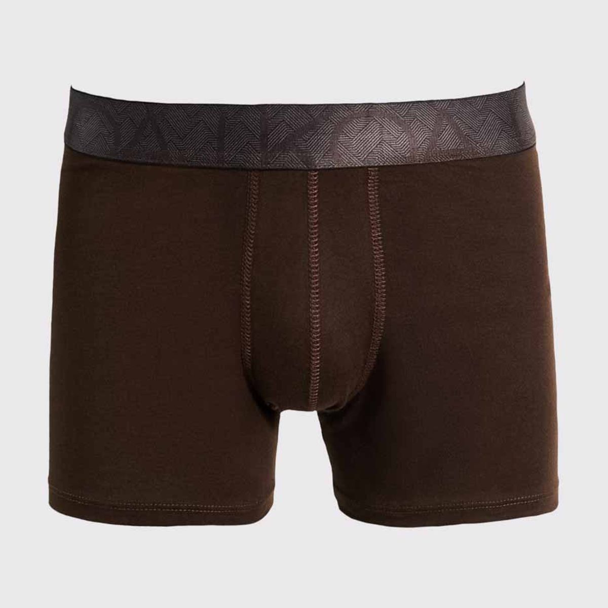 KOAJ - KOAJ Bóxer brief-medio café oscuro con cintura elástica Hombre
