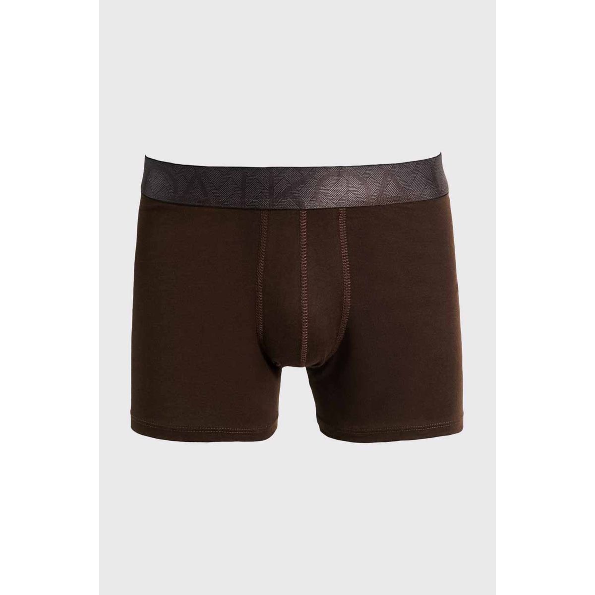 KOAJ - KOAJ Bóxer brief-medio café oscuro con cintura elástica Hombre