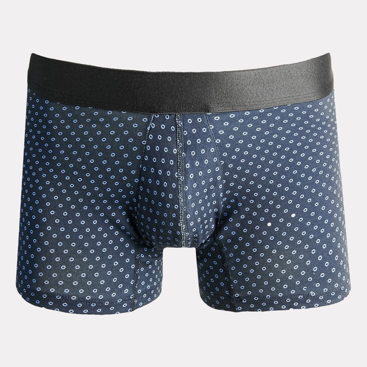 KOAJ - KOAJ Bóxer trunk-corto azul estampado con tiro bajo Hombre