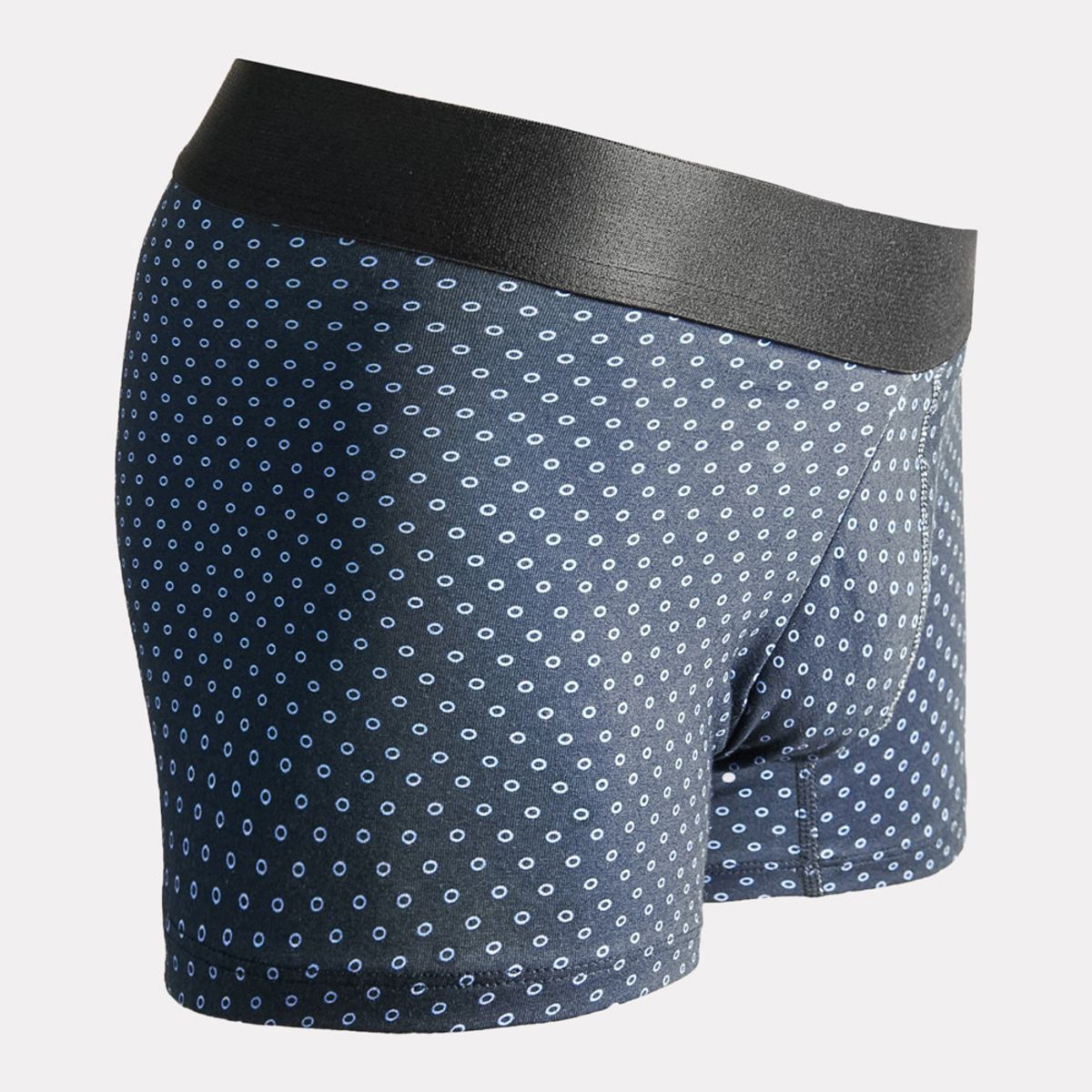 KOAJ - KOAJ Bóxer trunk-corto azul estampado con tiro bajo Hombre